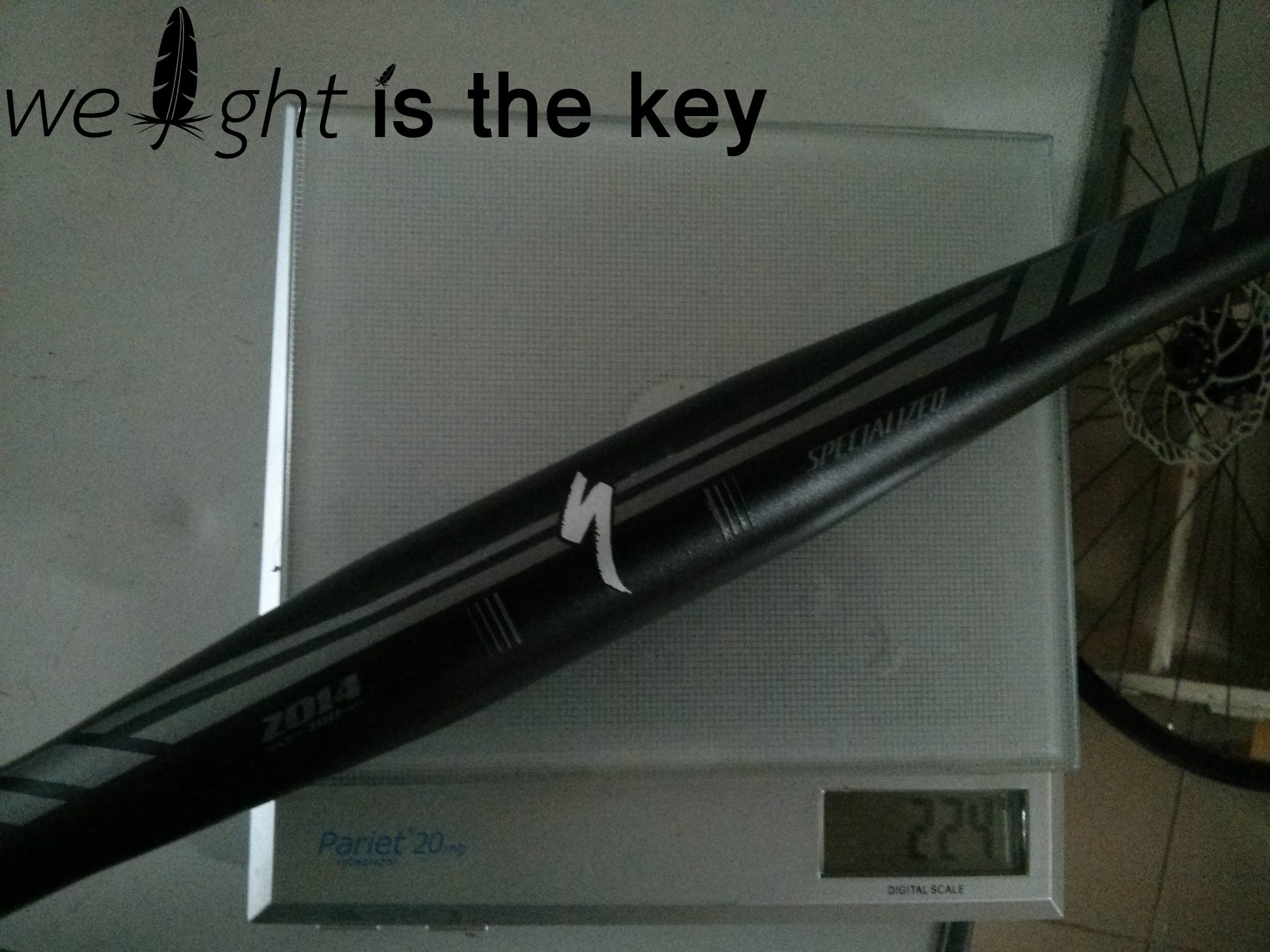 Alloy flat handlebar